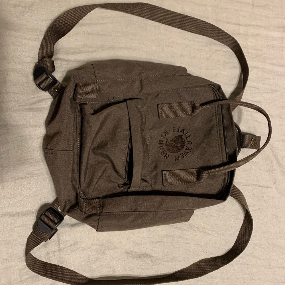 Fjallraven Kanken mini backpack dark olive
